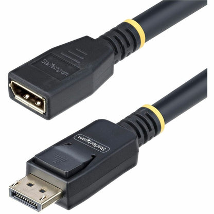 Alternate-Image1 Image for StarTech 10ft (3m) DisplayPort 1.4 Extension Cable, DP 1.4 Port Saver Cable, 8K 60Hz, DisplayPort Extension Adapter Cord, Male to Female