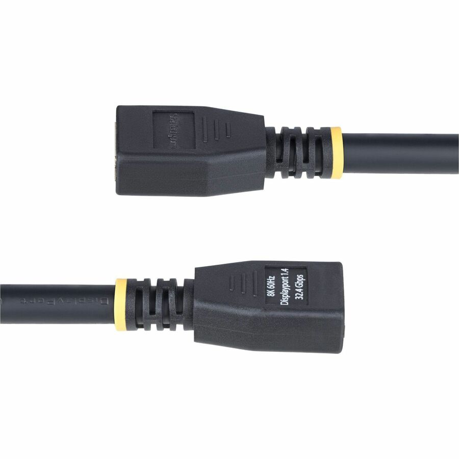 Alternate-Image4 Image for StarTech 10ft (3m) DisplayPort 1.4 Extension Cable, DP 1.4 Port Saver Cable, 8K 60Hz, DisplayPort Extension Adapter Cord, Male to Female