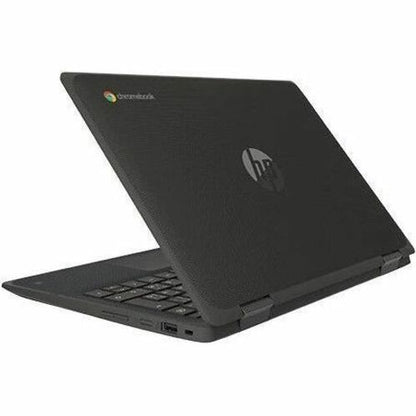 Rear Image for HP Fortis Flip G1m 11.6" Touchscreen Convertible 2 in 1 Chromebook - HD - Octa-core (ARM Cortex A76 + Cortex A55) - 32 GB Flash Memory - English Keyboard - Jet Black - Smart Buy
