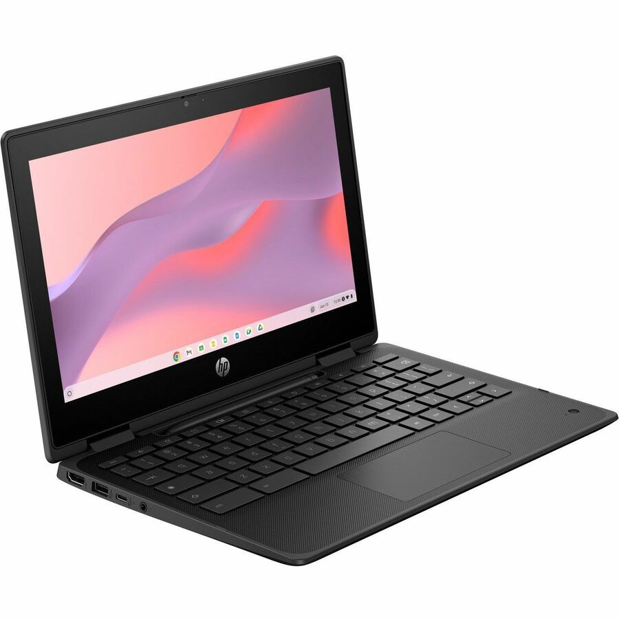Alternate-Image1 Image for HP Fortis Flip G1m 11.6" Touchscreen Convertible 2 in 1 Chromebook - HD - Octa-core (ARM Cortex A76 + Cortex A55) - 64 GB Flash Memory - English Keyboard - Jet Black - Smart Buy