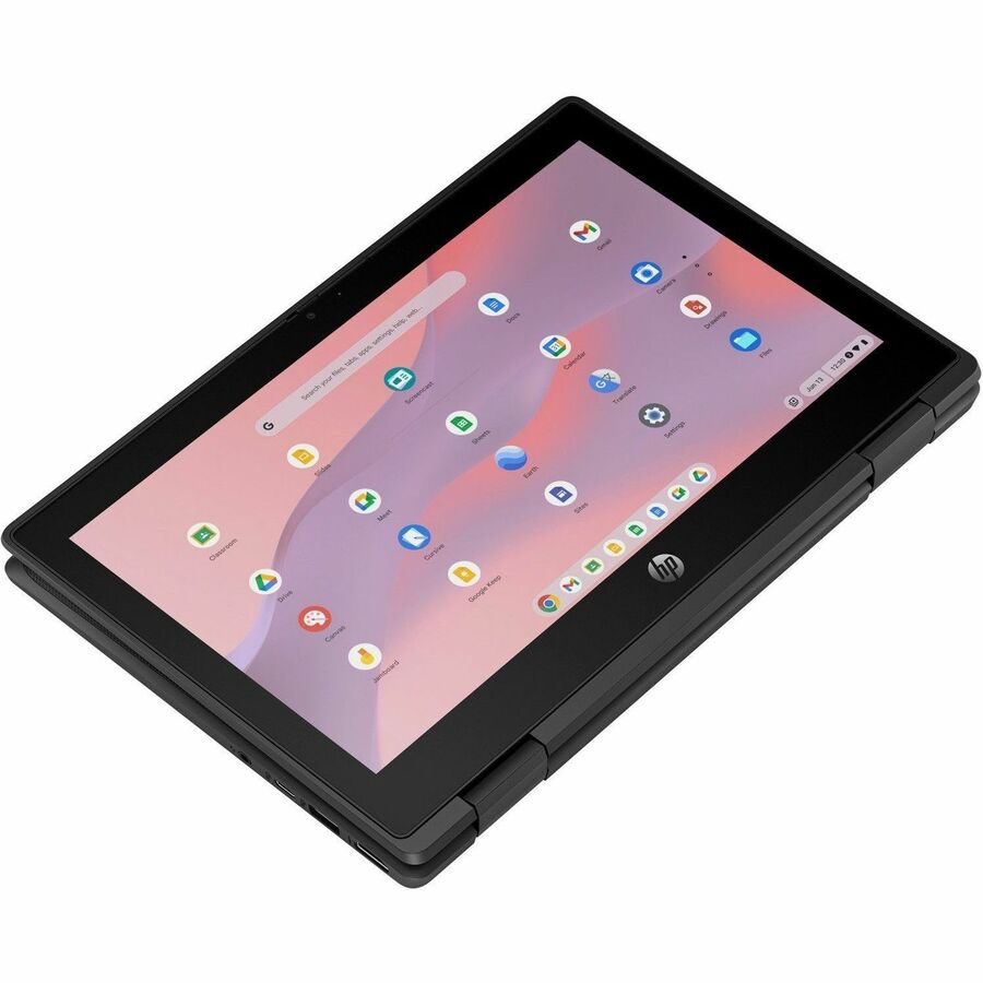 Alternate-Image4 Image for HP Fortis Flip G1m 11.6" Touchscreen Convertible 2 in 1 Chromebook - HD - Octa-core (ARM Cortex A76 + Cortex A55) - 64 GB Flash Memory - English Keyboard - Jet Black - Smart Buy