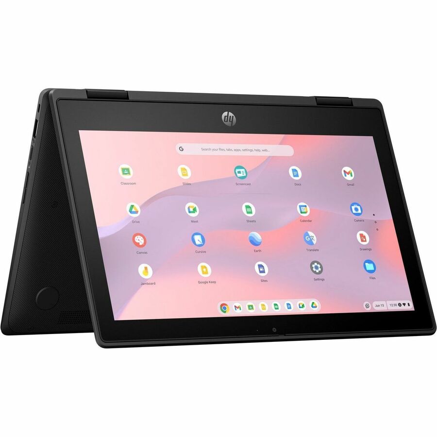 Alternate-Image5 Image for HP Fortis Flip G1m 11.6" Touchscreen Convertible 2 in 1 Chromebook - HD - Octa-core (ARM Cortex A76 + Cortex A55) - 64 GB Flash Memory - English Keyboard - Jet Black - Smart Buy