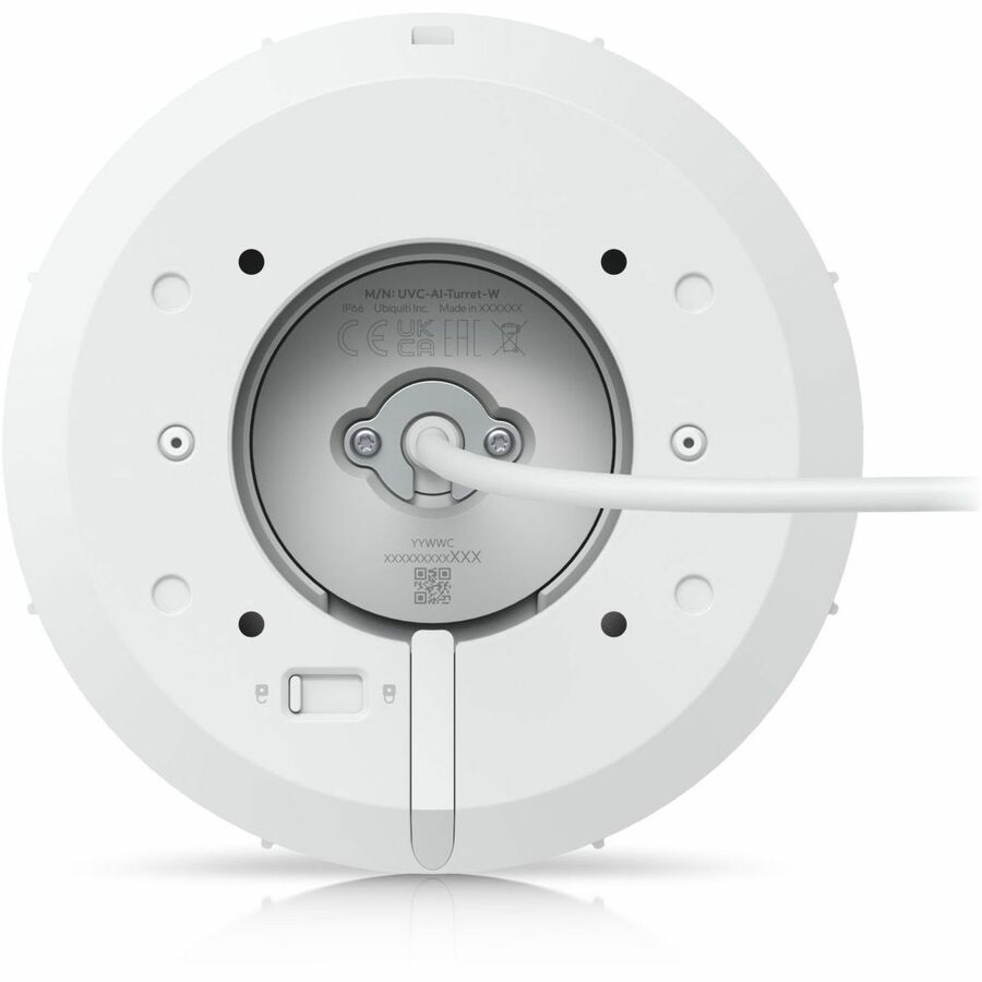 Bottom Image for Ubiquiti UniFi 8 Megapixel Outdoor 4K Network Camera - Color - Turret - White