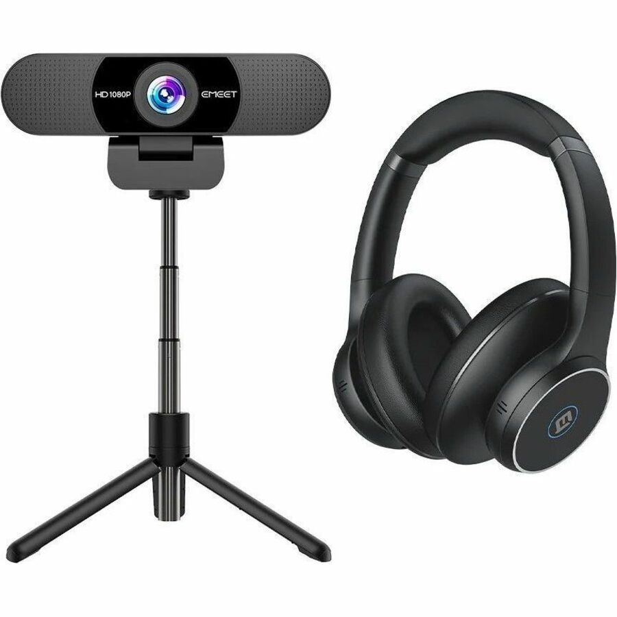 Alternate-Image7 Image for EMEET C960 - 1080P Webcam with 2 Noise Reduction Mics, 90&deg; Field of View, Plug and Play and compatible with all OS, and popular Apps Zoom/Skype/Facetime/YouTube, Mac/Windows