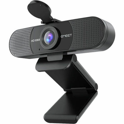 Left Image for EMEET C960 - 1080P Webcam with 2 Noise Reduction Mics, 90&deg; Field of View, Plug and Play and compatible with all OS, and popular Apps Zoom/Skype/Facetime/YouTube, Mac/Windows