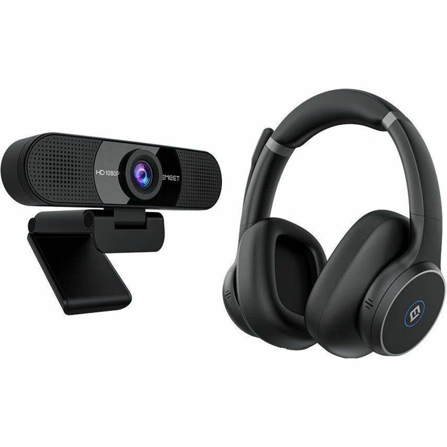 Alternate-Image6 Image for EMEET C960 - 1080P Webcam with 2 Noise Reduction Mics, 90&deg; Field of View, Plug and Play and compatible with all OS, and popular Apps Zoom/Skype/Facetime/YouTube, Mac/Windows