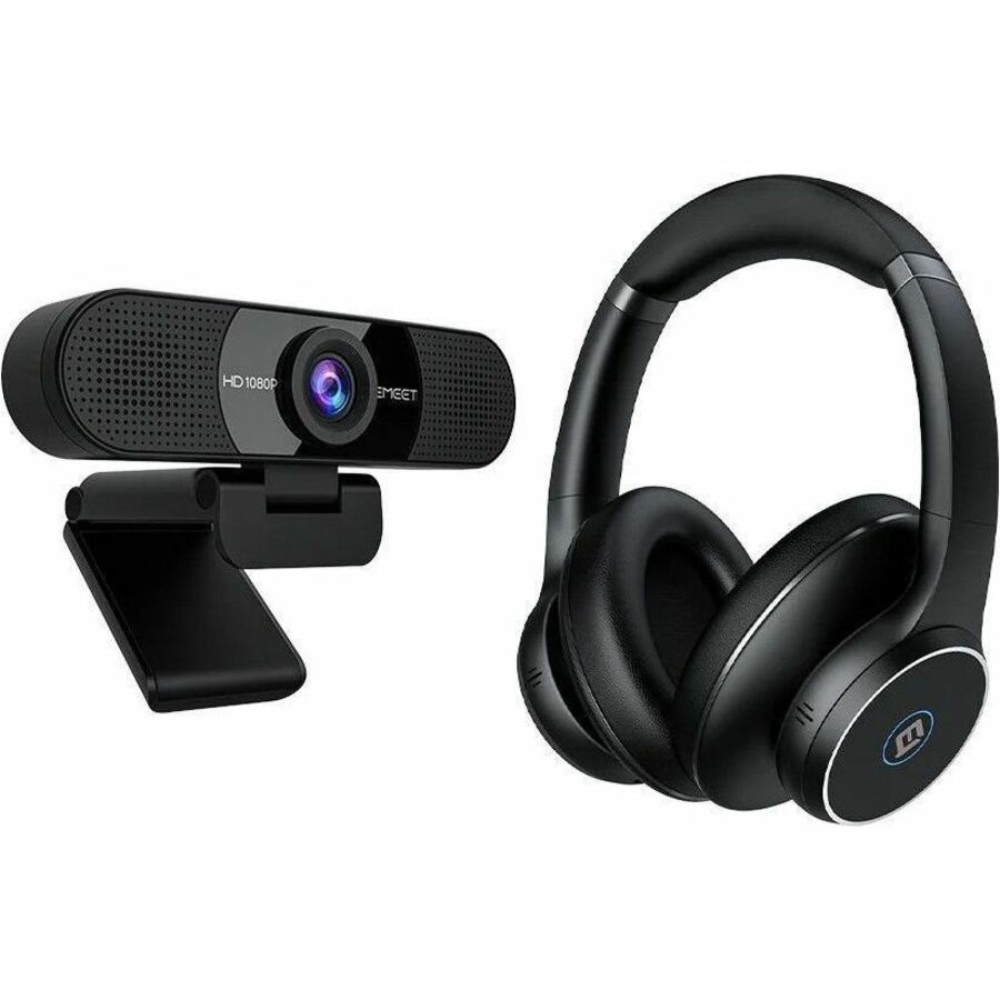 Alternate-Image8 Image for EMEET C960 - 1080P Webcam with 2 Noise Reduction Mics, 90&deg; Field of View, Plug and Play and compatible with all OS, and popular Apps Zoom/Skype/Facetime/YouTube, Mac/Windows