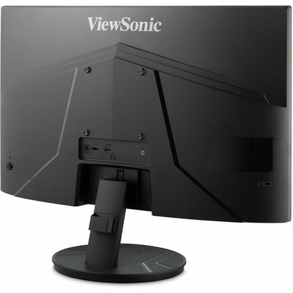Rear Image for ViewSonic VA2416C 24 Inch Full HD 1080p Frameless Curved Monitor with Variable Refresh Rate, Eye Care, HDMI, and DisplayPort Inputs for Home and Office