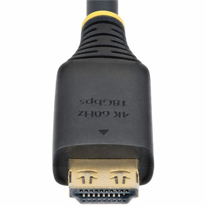 Alternate-Image4 Image for StarTech.com 15ft (4.5m) High Speed HDMI Cable with Gripping Connectors, 4K 60Hz/1440p 144Hz, 18Gbps, UHD HDMI 2.0 Cord, TPE Jacket