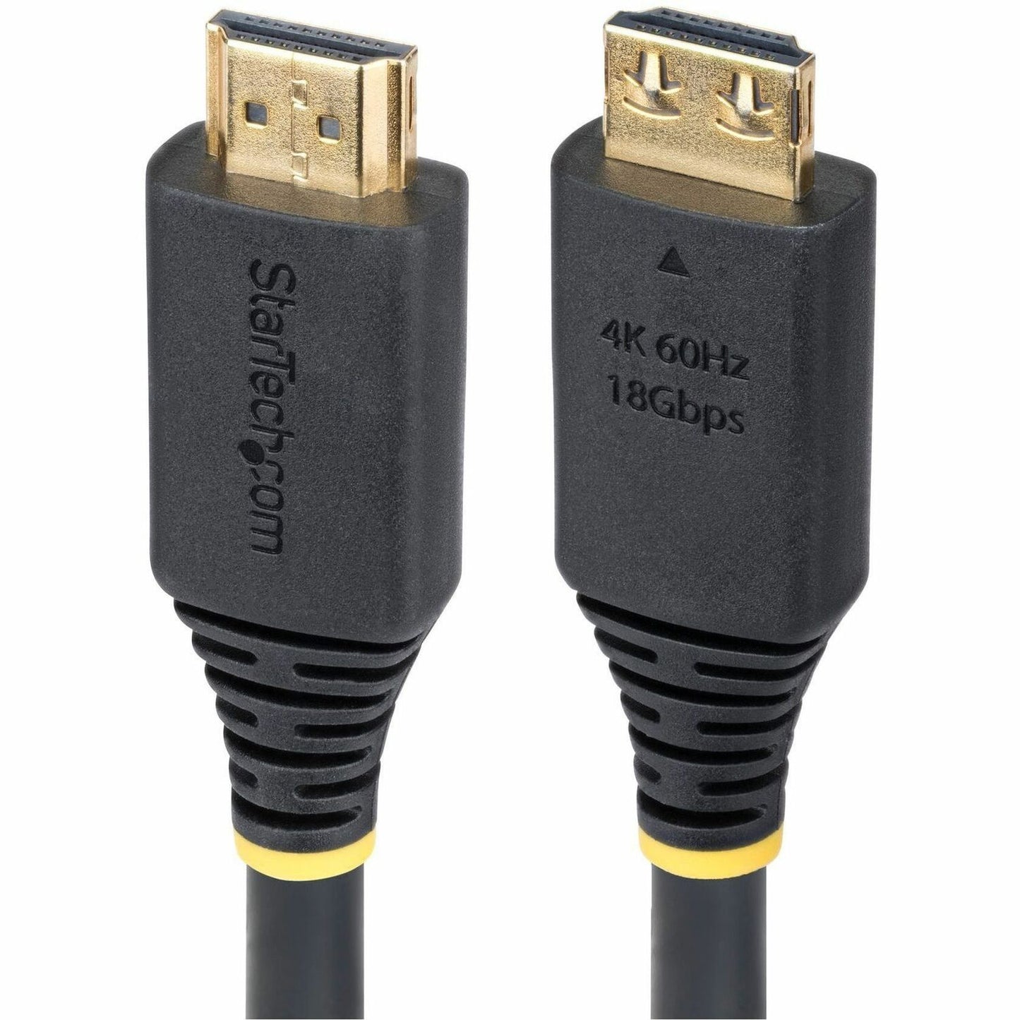 Main Image for StarTech.com 15ft (4.5m) High Speed HDMI Cable with Gripping Connectors, 4K 60Hz/1440p 144Hz, 18Gbps, UHD HDMI 2.0 Cord, TPE Jacket