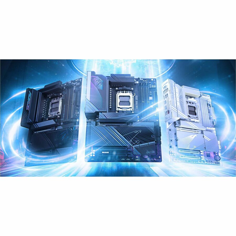 Alternate-Image8 Image for GIGABYTE Ultra Durable X870E AORUS ELITE WIFI7 Gaming Desktop Motherboard - AMD X870E Chipset - Socket AM5 - ATX