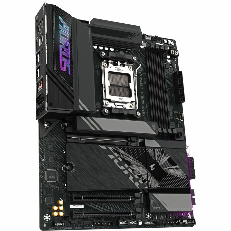 Alternate-Image3 Image for GIGABYTE Ultra Durable X870E AORUS ELITE WIFI7 Gaming Desktop Motherboard - AMD X870E Chipset - Socket AM5 - ATX