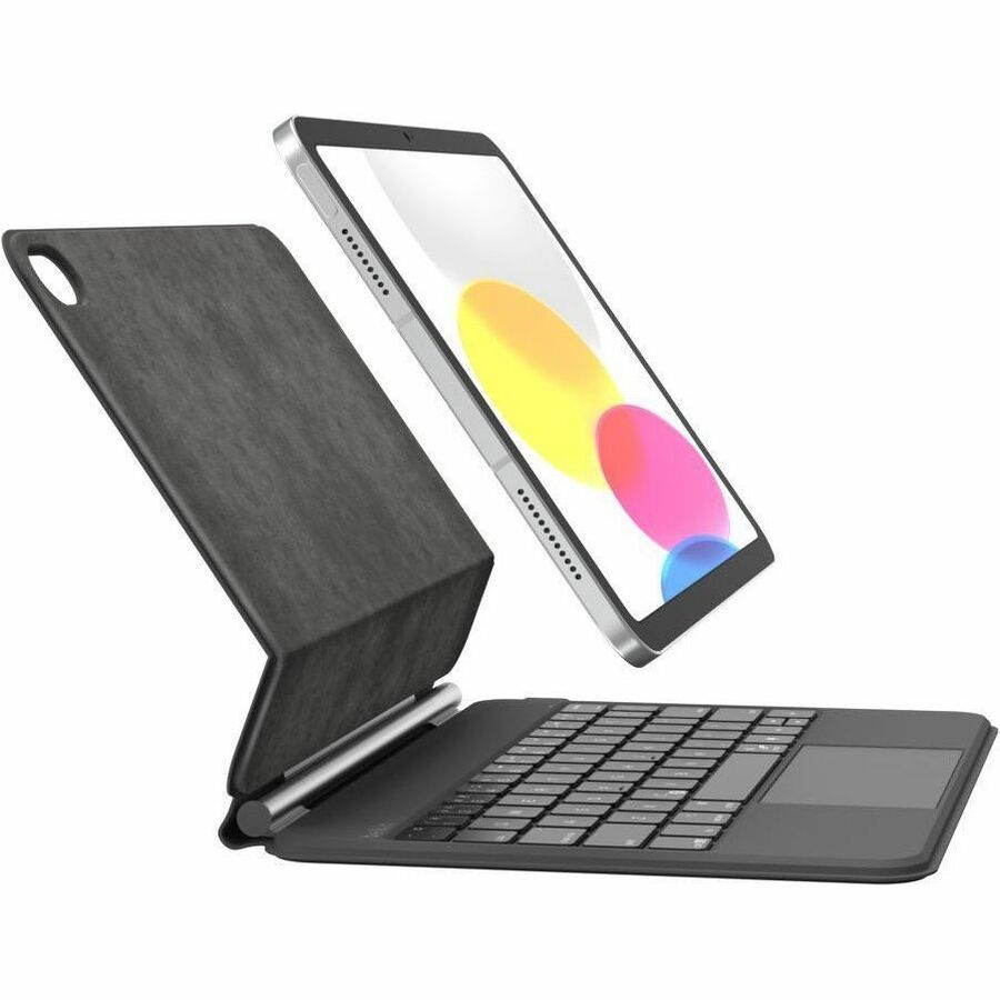 Alternate-Image2 Image for Belkin Connect Keyboard/Cover Case for 10.9" Apple iPad (10th Generation) Tablet