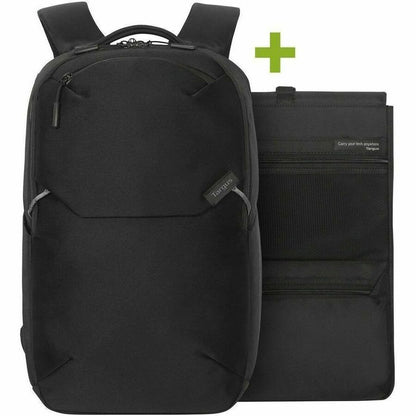 Alternate-Image1 Image for Targus Work+ TBB657GL Carrying Case (Backpack) for 13" to 16" Notebook - Black