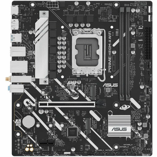 Main Image for Asus Prime H810M-A WIFI-CSM Desktop Motherboard - Intel H810 Chipset - Socket LGA-1851 - Micro ATX