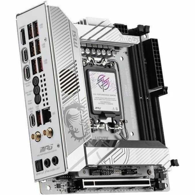 Alternate-Image3 Image for MSI MPG Z890I EDGE TI WIFI Gaming Desktop Motherboard - Intel Z890 Chipset - Socket LGA-1851 - Mini ITX