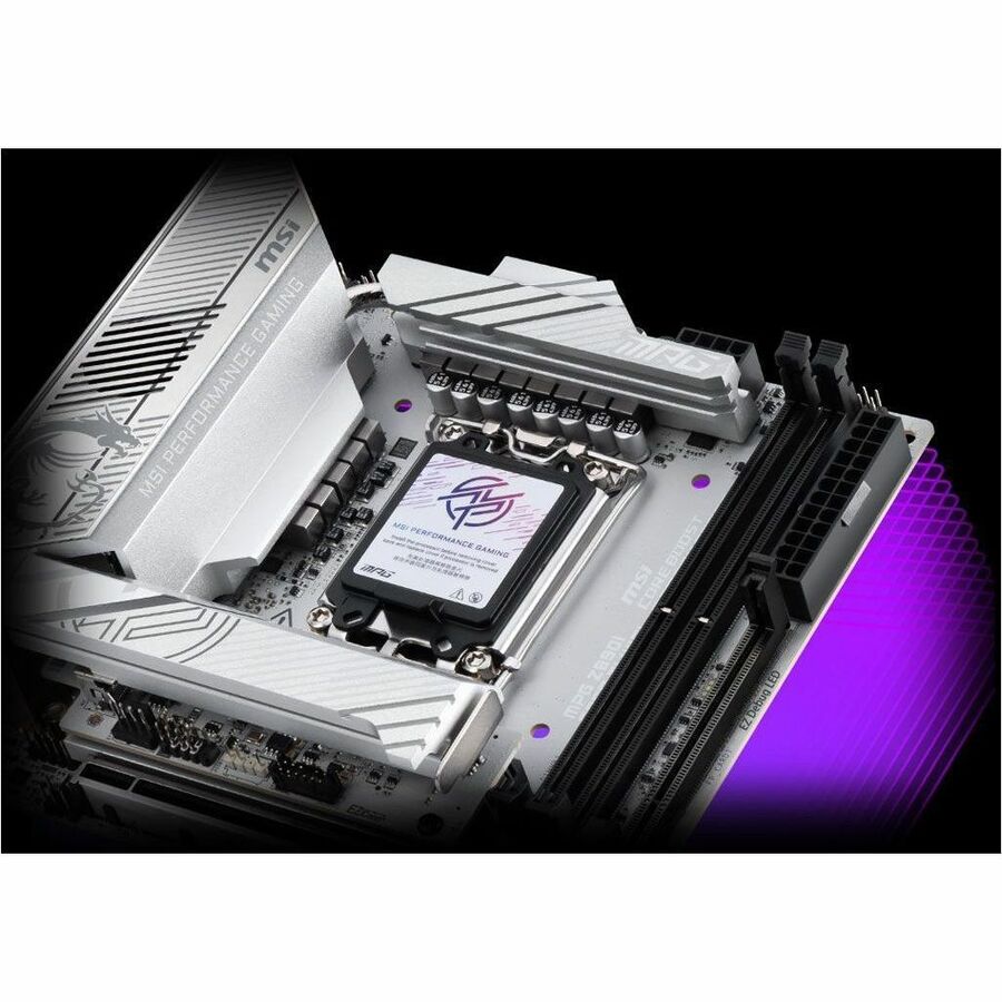 Alternate-Image7 Image for MSI MPG Z890I EDGE TI WIFI Gaming Desktop Motherboard - Intel Z890 Chipset - Socket LGA-1851 - Mini ITX