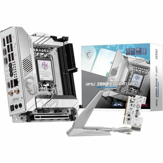 Main Image for MSI MPG Z890I EDGE TI WIFI Gaming Desktop Motherboard - Intel Z890 Chipset - Socket LGA-1851 - Mini ITX