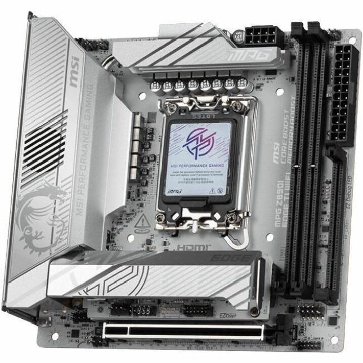 Alternate-Image2 Image for MSI MPG Z890I EDGE TI WIFI Gaming Desktop Motherboard - Intel Z890 Chipset - Socket LGA-1851 - Mini ITX