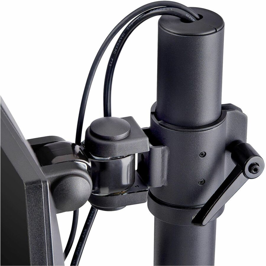 Alternate-Image6 Image for StarTech Desk Mount For 2x Vertically Stacked Monitors, Dual 49" , Total 70lb/32kg, C-Clamp, VESA, Widescreen 16:9/Ultrawide 32:9, TAA