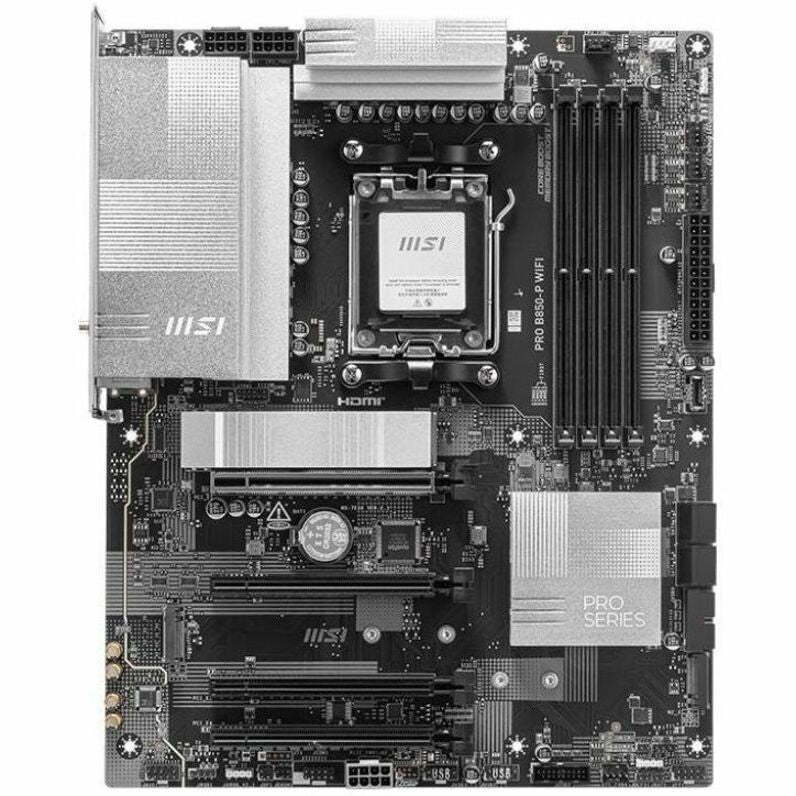 Alternate-Image2 Image for MSI Pro B850-P WIFI Gaming Desktop Motherboard - AMD B850 Chipset - Socket AM5 - ATX