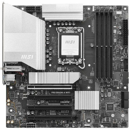 Alternate-Image1 Image for MSI B860M-A WIFI Gaming Desktop Motherboard - Intel B860 Chipset - Socket LGA-1851 - Micro ATX