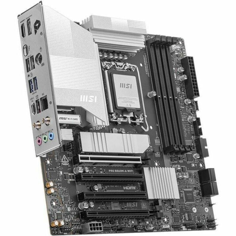 Alternate-Image2 Image for MSI B860M-A WIFI Gaming Desktop Motherboard - Intel B860 Chipset - Socket LGA-1851 - Micro ATX