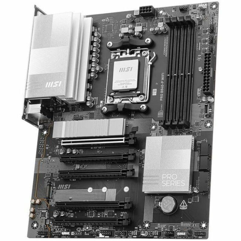 Alternate-Image2 Image for MSI Pro B840-P WIFI Gaming Desktop Motherboard - AMD B840 Chipset - Socket AM5 - ATX