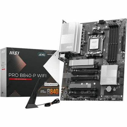 Alternate-Image4 Image for MSI Pro B840-P WIFI Gaming Desktop Motherboard - AMD B840 Chipset - Socket AM5 - ATX