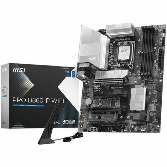 Main Image for MSI Pro PRO B860-P WIFI Gaming Desktop Motherboard - Intel B860 Chipset - Socket LGA-1851 - ATX