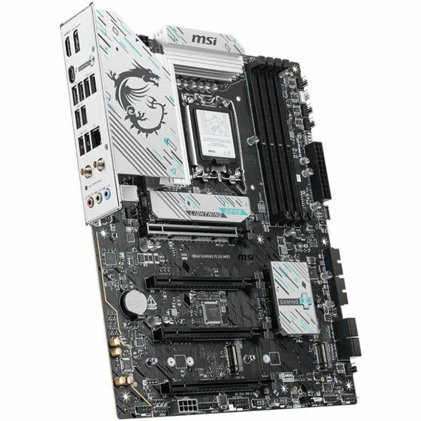 Alternate-Image2 Image for MSI B860 GAMING PLUS WIFI Gaming Desktop Motherboard - Intel B860 Chipset - Socket LGA-1851 - ATX
