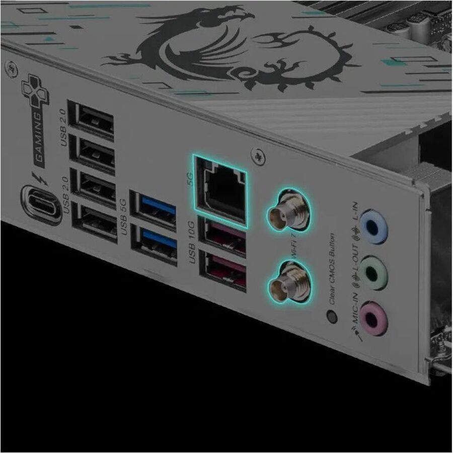 Alternate-Image6 Image for MSI B860 GAMING PLUS WIFI Gaming Desktop Motherboard - Intel B860 Chipset - Socket LGA-1851 - ATX
