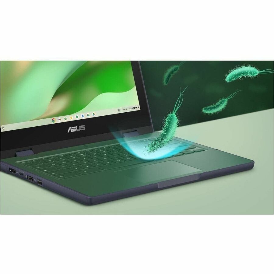 Alternate-Image8 Image for Asus Chromebook CR11 Flip CR1104F CR1104FTA-YZ84T 11.6" Touchscreen Rugged Convertible 2 in 1 Chromebook - HD - Intel N-Series N150 - 8 GB - 64 GB Flash Memory - Mineral Gray
