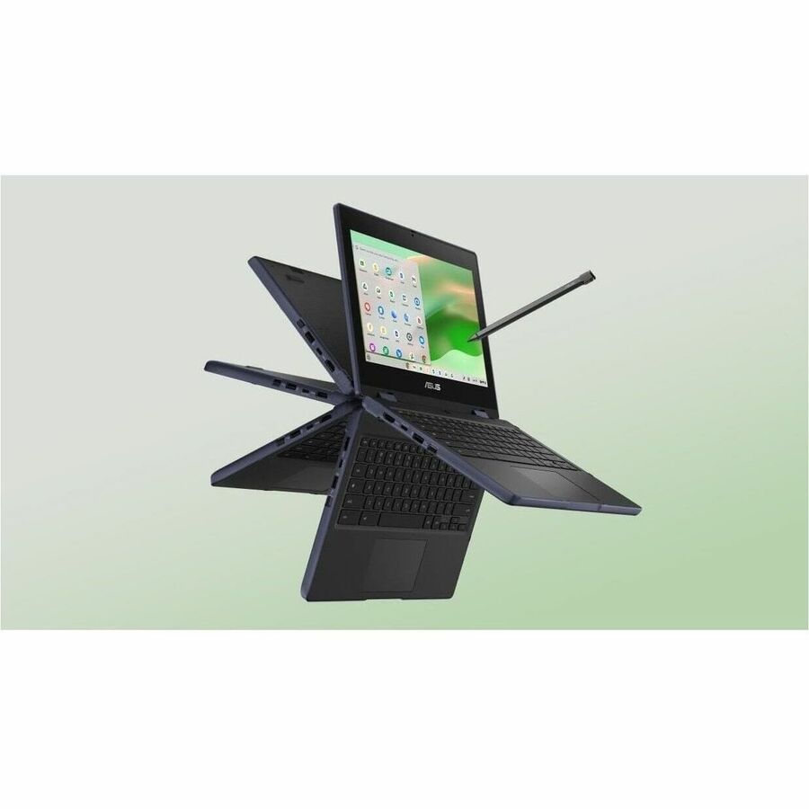 Alternate-Image9 Image for Asus Chromebook CR11 Flip CR1104F CR1104FTA-YZ84T 11.6" Touchscreen Rugged Convertible 2 in 1 Chromebook - HD - Intel N-Series N150 - 8 GB - 64 GB Flash Memory - Mineral Gray