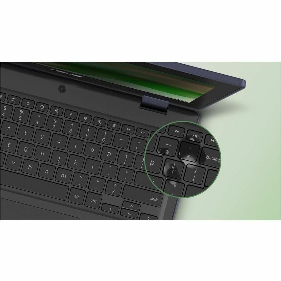 Alternate-Image4 Image for Asus Chromebook CR11 Flip CR1104F CR1104FTA-YZ84T 11.6" Touchscreen Rugged Convertible 2 in 1 Chromebook - HD - Intel N-Series N150 - 8 GB - 64 GB Flash Memory - Mineral Gray