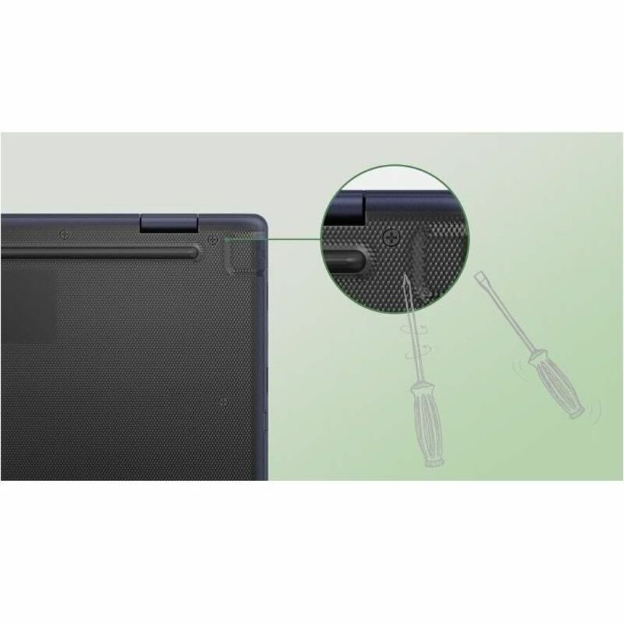 Alternate-Image10 Image for Asus Chromebook CR11 Flip CR1104F CR1104FTA-YZ84T 11.6" Touchscreen Rugged Convertible 2 in 1 Chromebook - HD - Intel N-Series N150 - 8 GB - 64 GB Flash Memory - Mineral Gray