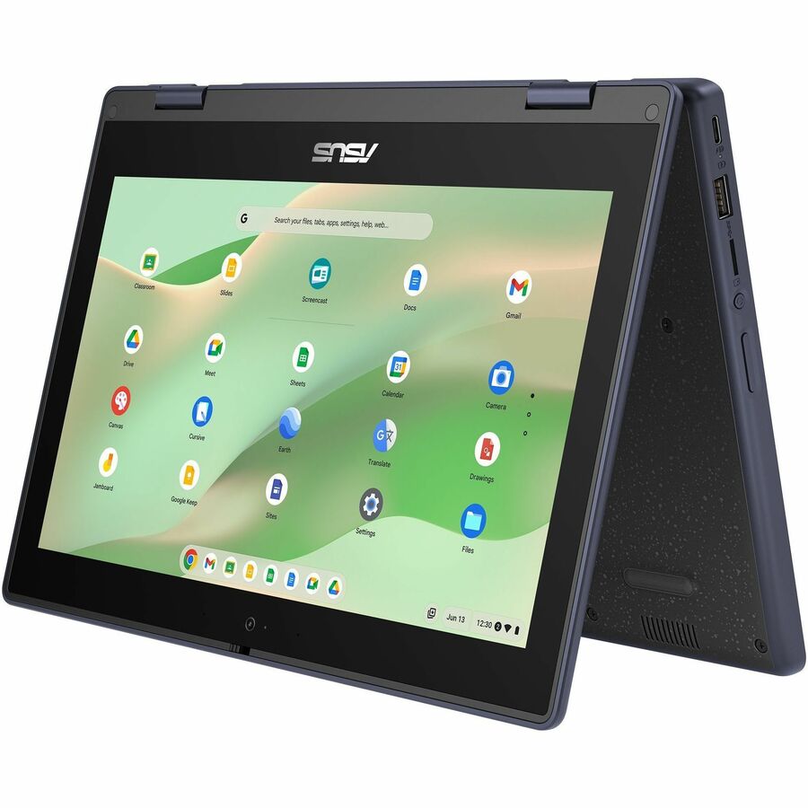 Alternate-Image2 Image for Asus Chromebook CR11 CR1104CTA-YZ84 11.6" Rugged Chromebook - HD - Intel N-Series N150 - 8 GB - 64 GB Flash Memory - Mineral Gray