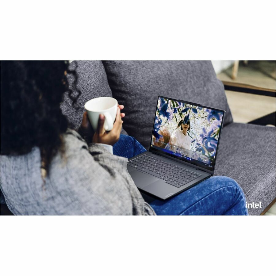Alternate-Image1 Image for Lenovo ThinkBook 14 G5 IAU 21SQ0002US 14" Touchscreen Convertible 2 in 1 Notebook - WUXGA - Intel Core Ultra 7 255U - 16 GB - 512 GB SSD - English (US) Keyboard - Luna Gray