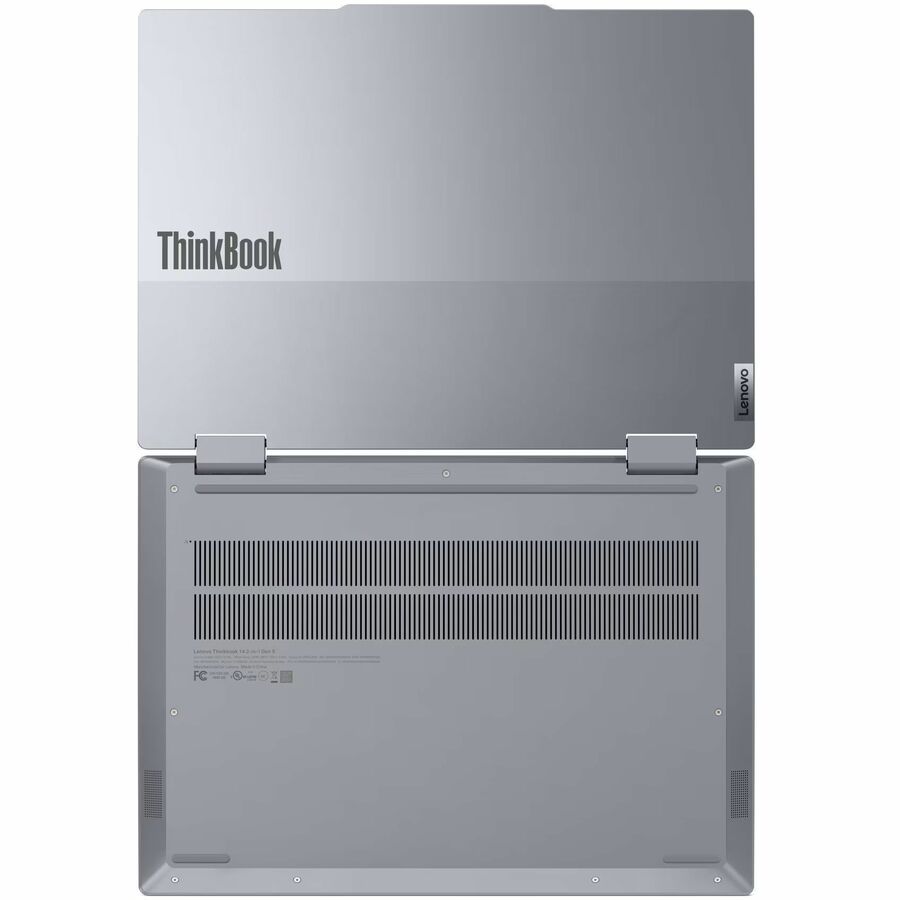 Alternate-Image8 Image for Lenovo ThinkBook 14 G5 IAU 21SQ0002US 14" Touchscreen Convertible 2 in 1 Notebook - WUXGA - Intel Core Ultra 7 255U - 16 GB - 512 GB SSD - English (US) Keyboard - Luna Gray