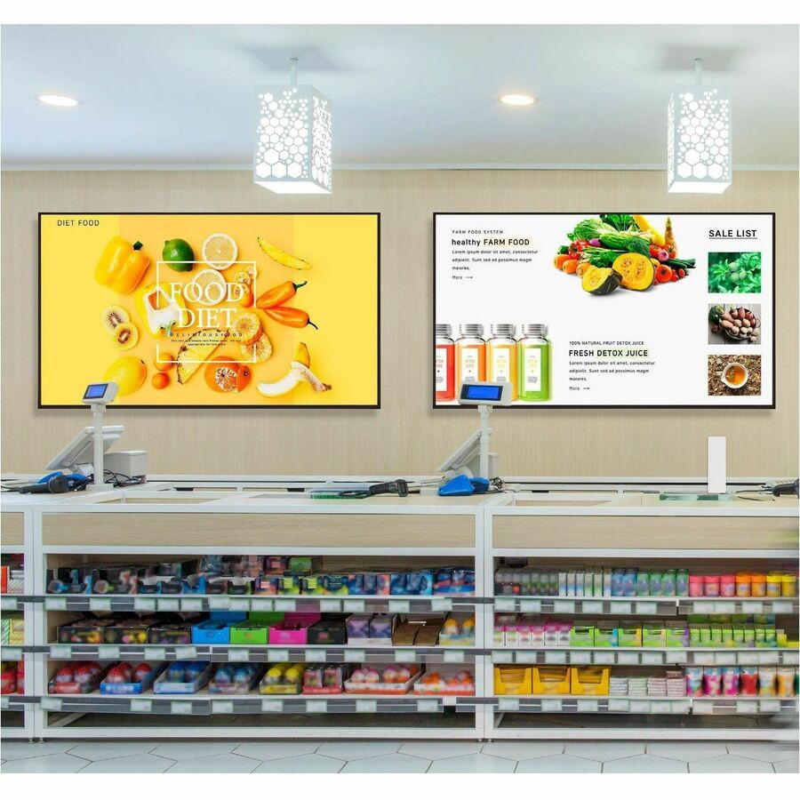 Life-Style Image for LG 49'' UV5N-E UHD Digital Signage with BrightSignOS™