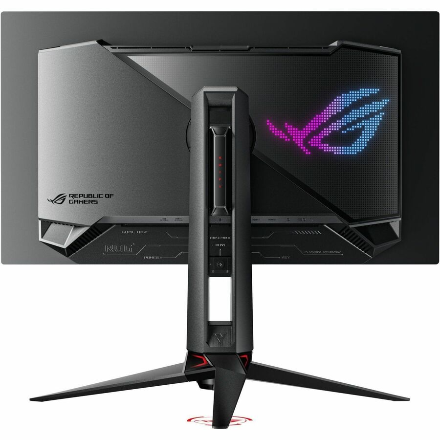 Rear Image for Asus ROG Swift PG27UCDM 27" Class 4K UHD Gaming OLED Monitor - 16:9 - Black