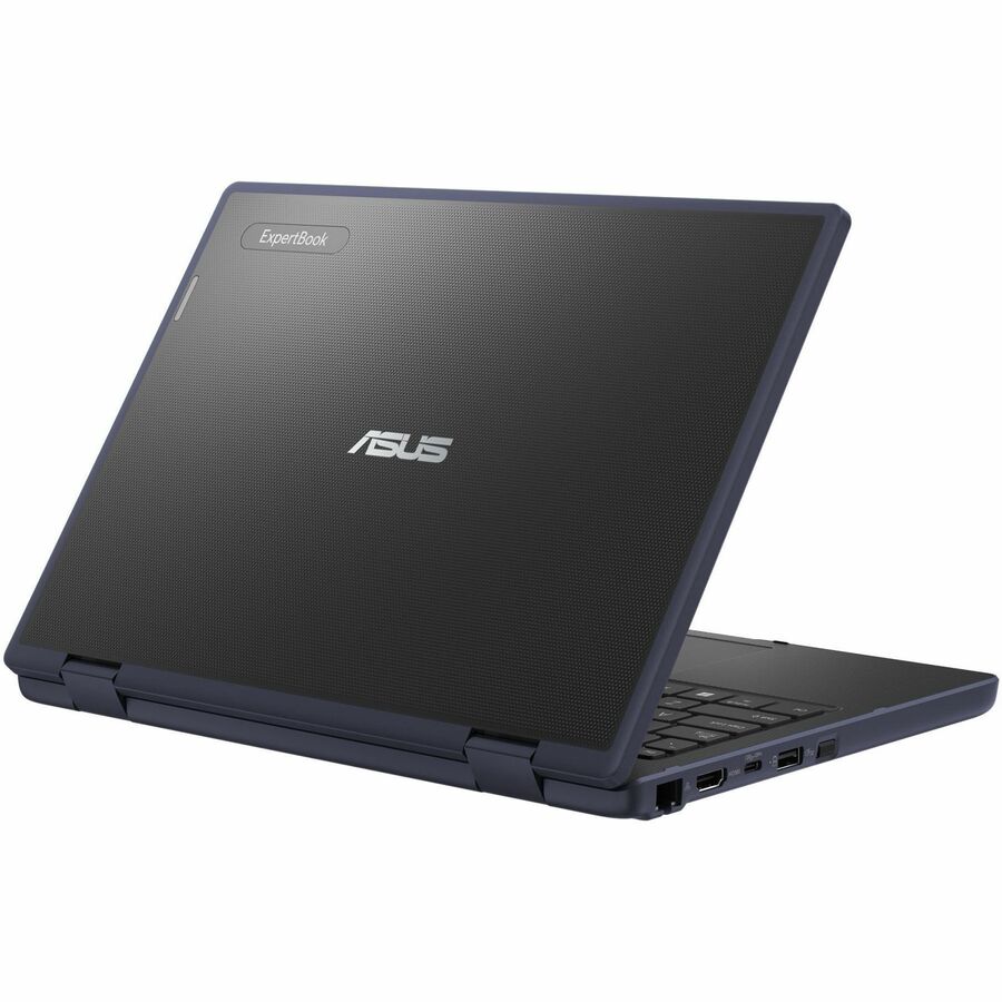 Rear Image for Asus BR1104F BR1104FTA-YS14T 11.6" Touchscreen Rugged Convertible 2 in 1 Notebook - HD - Intel N-Series N150 - 4 GB - 128 GB SSD - Mineral Gray
