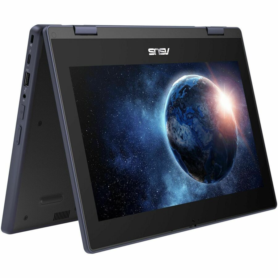 Alternate-Image1 Image for Asus BR1104F BR1104FTA-YS14T 11.6" Touchscreen Rugged Convertible 2 in 1 Notebook - HD - Intel N-Series N150 - 4 GB - 128 GB SSD - Mineral Gray
