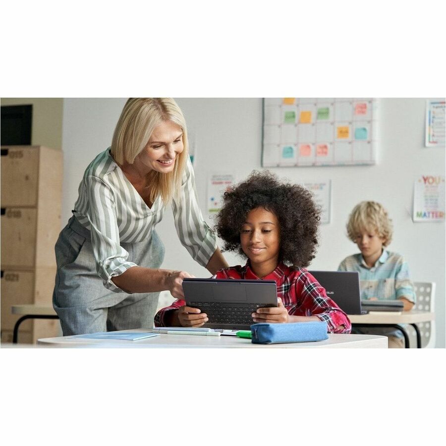 Alternate-Image6 Image for Asus BR1104F BR1104FTA-YS14T 11.6" Touchscreen Rugged Convertible 2 in 1 Notebook - HD - Intel N-Series N150 - 4 GB - 128 GB SSD - Mineral Gray