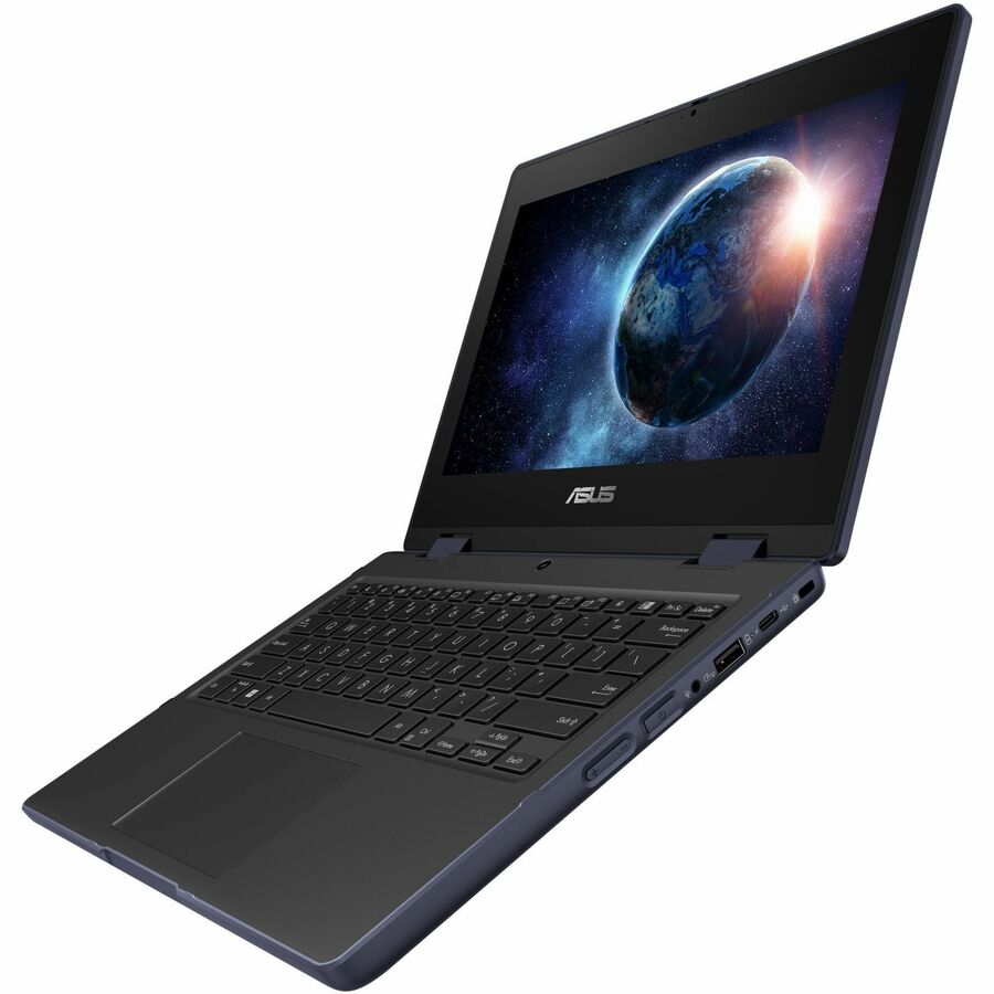 Left Image for Asus BR1104F BR1104FTA-YS14T 11.6" Touchscreen Rugged Convertible 2 in 1 Notebook - HD - Intel N-Series N150 - 4 GB - 128 GB SSD - Mineral Gray