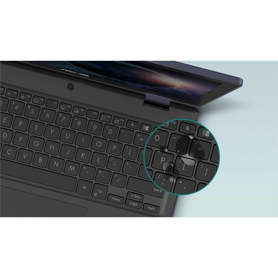 Alternate-Image8 Image for Asus BR1204F BR1204FTA-YS24T-S 12.2" Touchscreen Rugged Convertible 2 in 1 Notebook - WUXGA - Intel N-Series N250 - 8 GB - 128 GB SSD - Mineral Gray