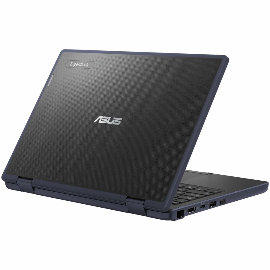 Rear Image for Asus BR1204F BR1204FTA-YS24T-S 12.2" Touchscreen Rugged Convertible 2 in 1 Notebook - WUXGA - Intel N-Series N250 - 8 GB - 128 GB SSD - Mineral Gray