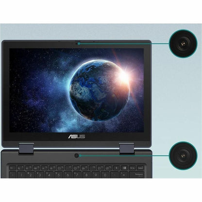 Alternate-Image4 Image for Asus BR1204F BR1204FTA-YS24T-S 12.2" Touchscreen Rugged Convertible 2 in 1 Notebook - WUXGA - Intel N-Series N250 - 8 GB - 128 GB SSD - Mineral Gray