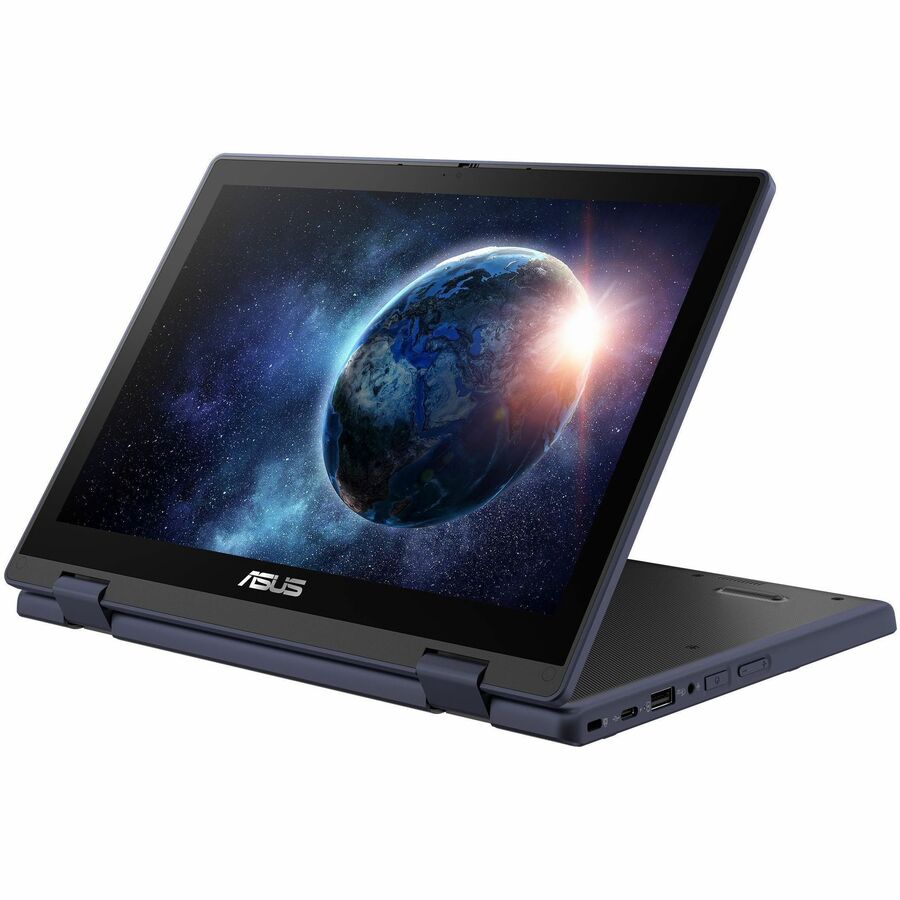 Alternate-Image1 Image for Asus BR1204F BR1204FTA-YS24T-S 12.2" Touchscreen Rugged Convertible 2 in 1 Notebook - WUXGA - Intel N-Series N250 - 8 GB - 128 GB SSD - Mineral Gray