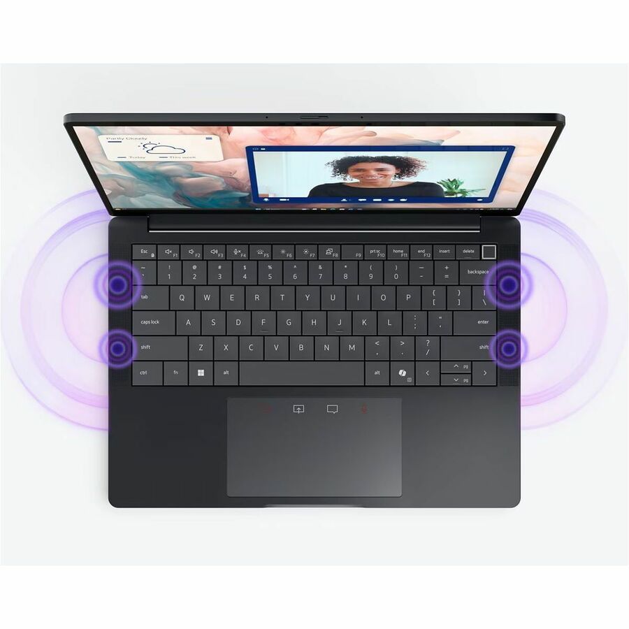 Alternate-Image5 Image for Dell Pro 13 Premium PA13250 13.3" Copilot+ PC Notebook - Full HD Plus - 60 Hz - Intel Core Ultra 7 268V - vPro Technology - Intel Evo Platform - 32 GB - 512 GB SSD - English (US) Keyboard - Magnetite